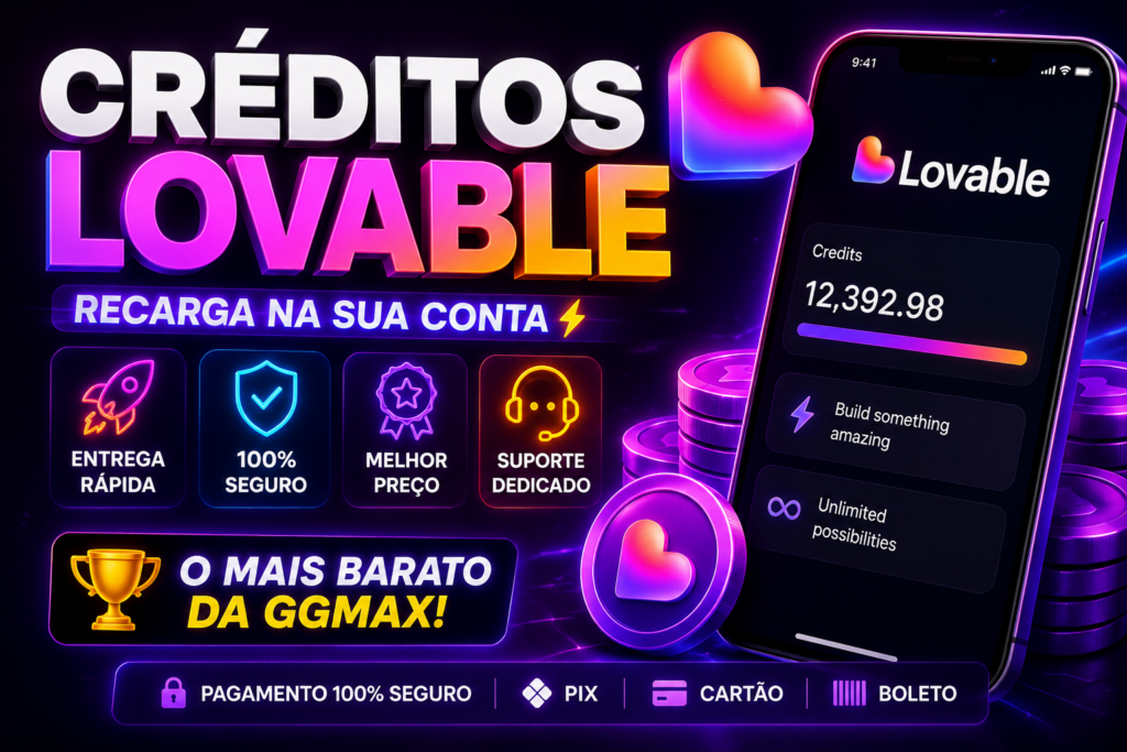 [100 Créditos Lovable] Recarregue AGORA! [Entrega Rápida +]