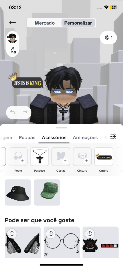 Conta de Roblox
