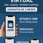 Chip Virtual Diretao Vivo 46gb