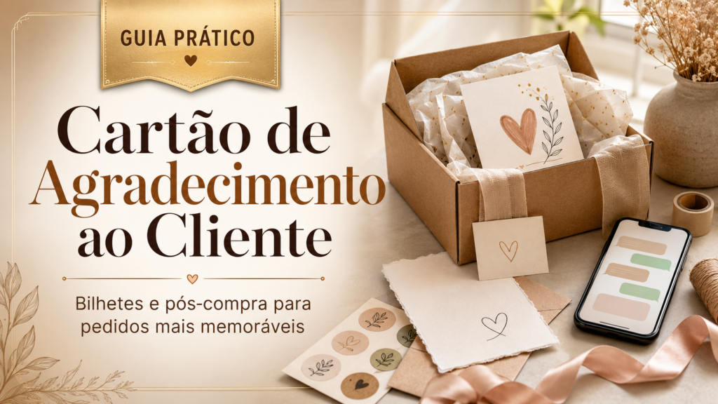 Cartão de Agradecimento ao Cliente