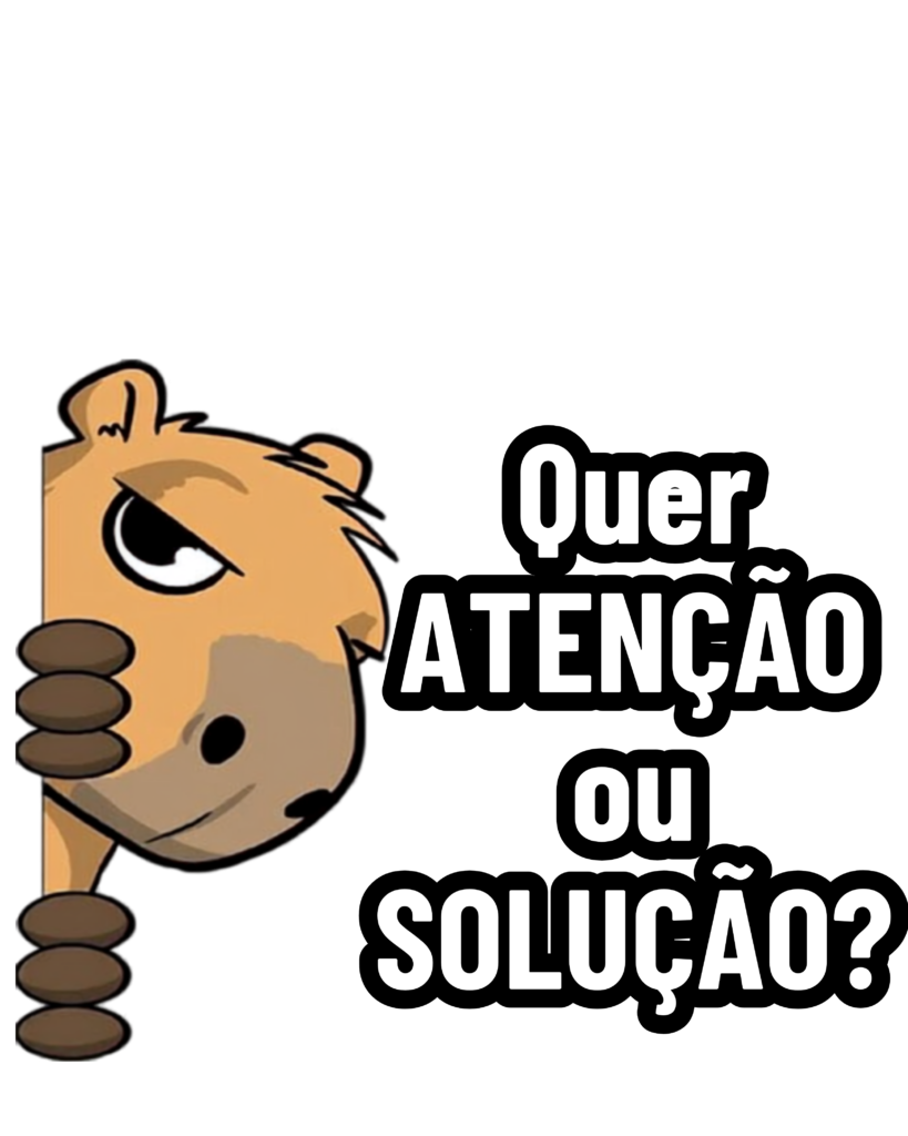 🔥Figurinhas CAPIVARA - Quer atenção ou solução?