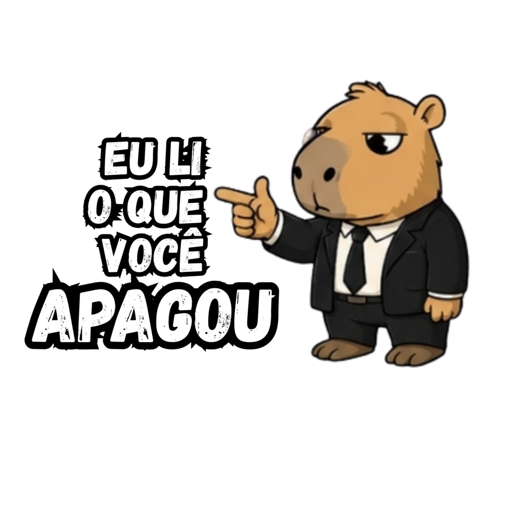🔥Figurinhas CAPIVARA