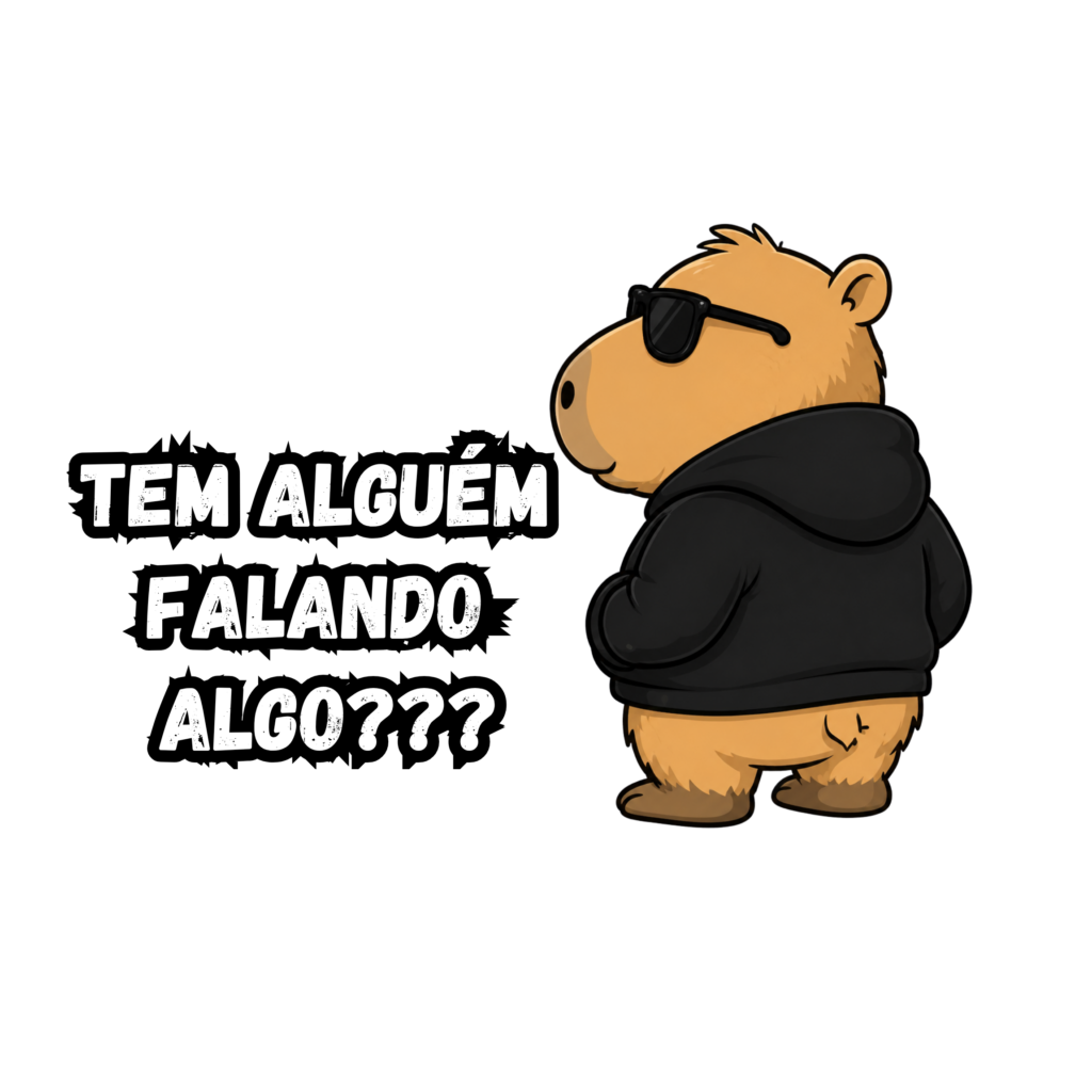 🔥Figurinhas CAPIVARA