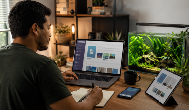 Como divulgar ebook de aquário plantado low tech sem depender só do Instagram