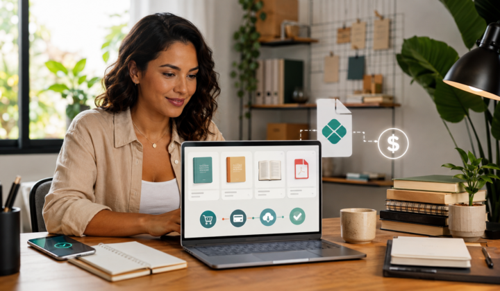 Como transformar um arquivo de renda digital em produto para vender online
