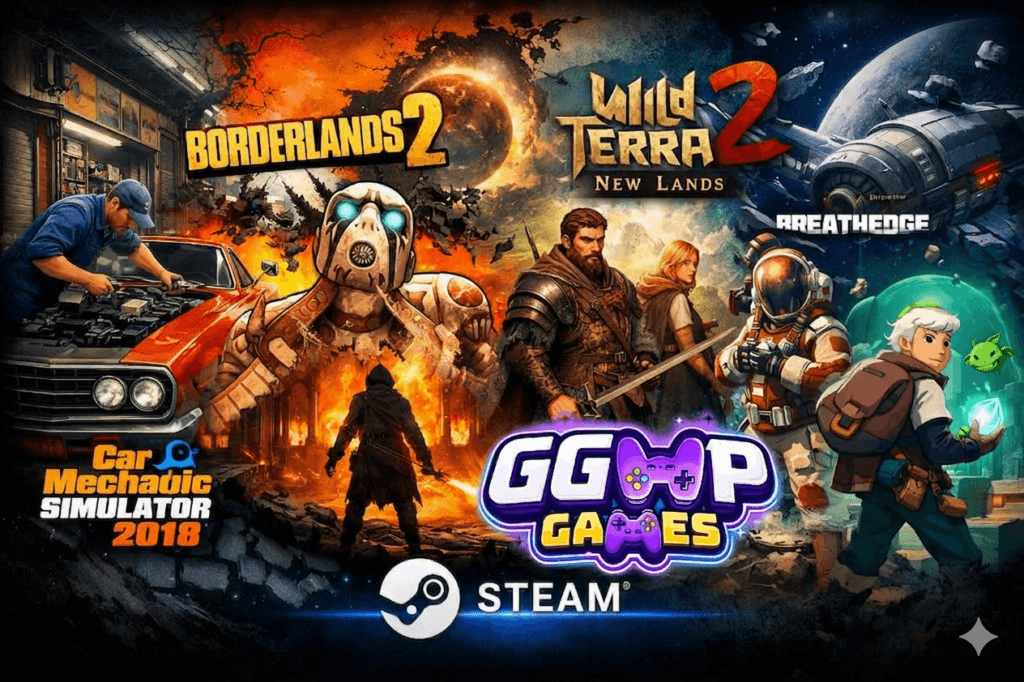 Conta Steam com 6 Jogos — Biblioteca por R$ 384,95 por apenas R$ 9,90
