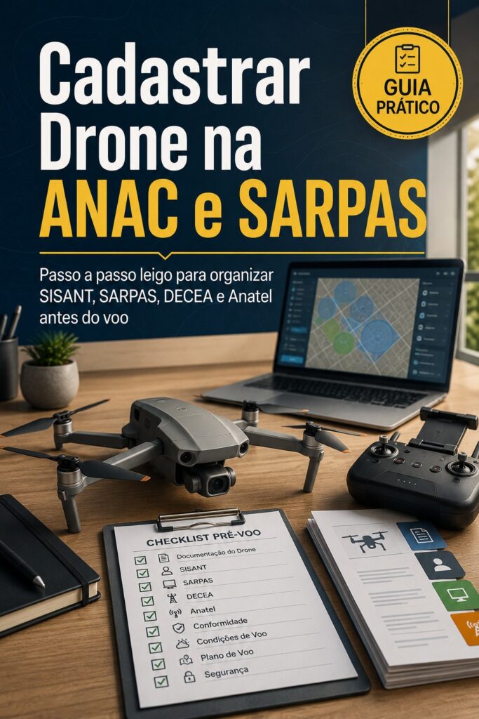 Cadastrar Drone na ANAC e SARPAS