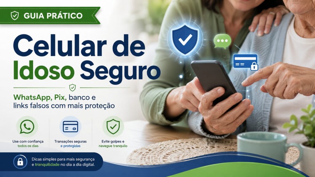 Celular de Idoso Seguro Contra Golpes