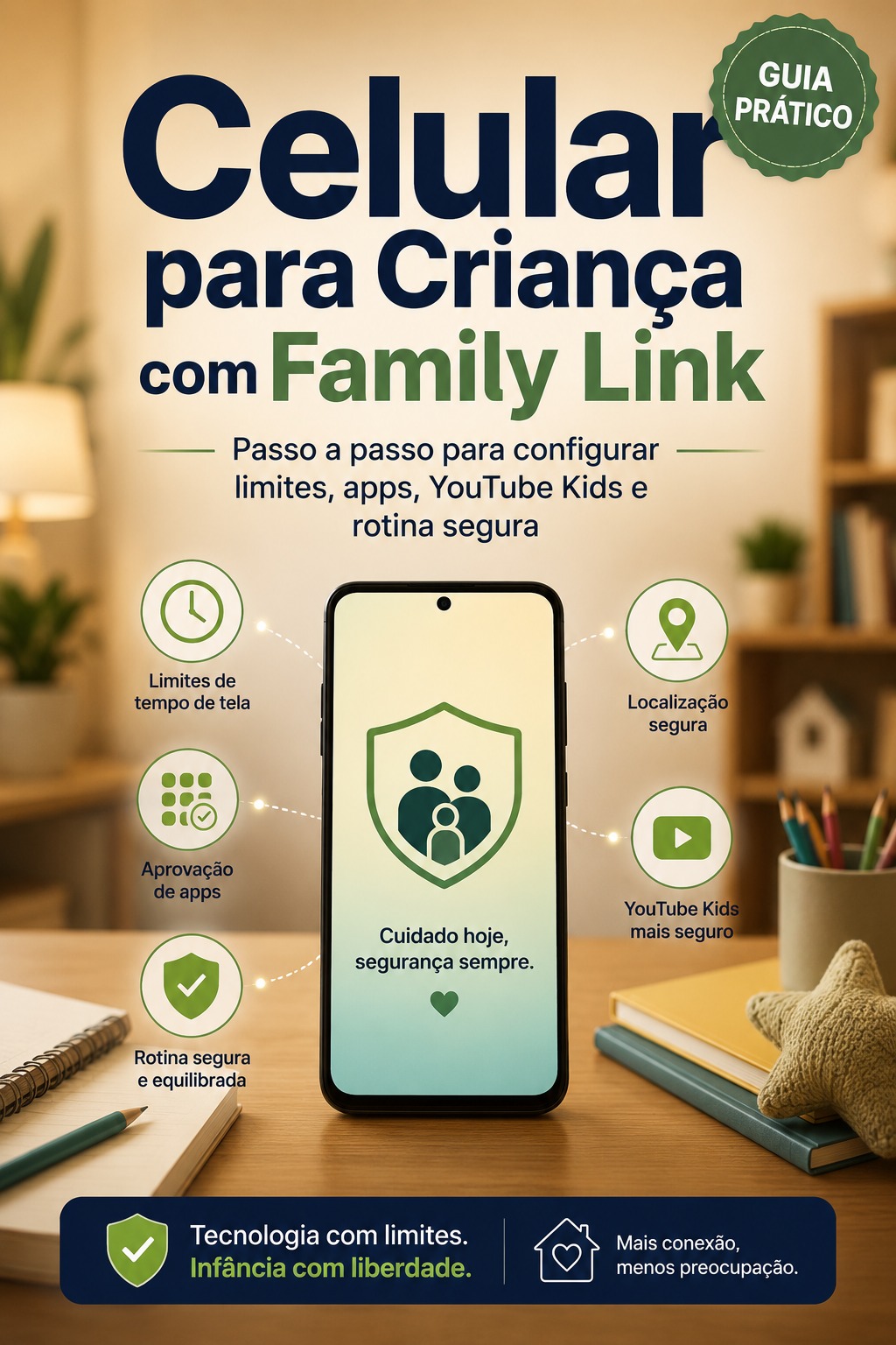 Celular para Criança com Family Link