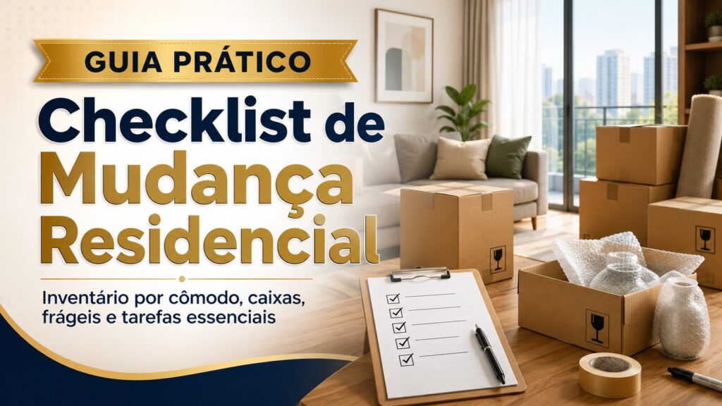 Checklist de Mudança Residencial por Cômodo