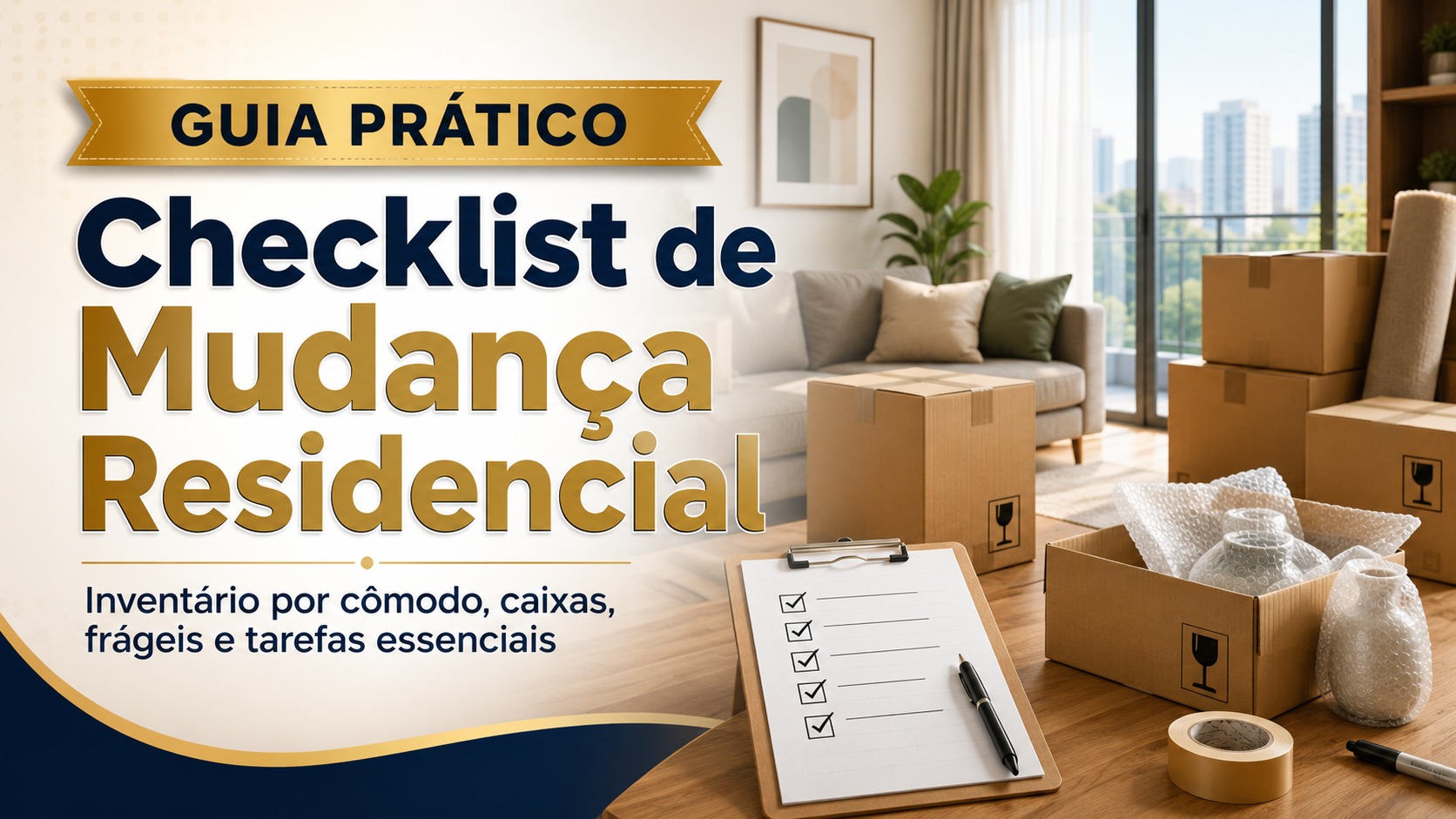 Checklist de Mudança Residencial por Cômodo