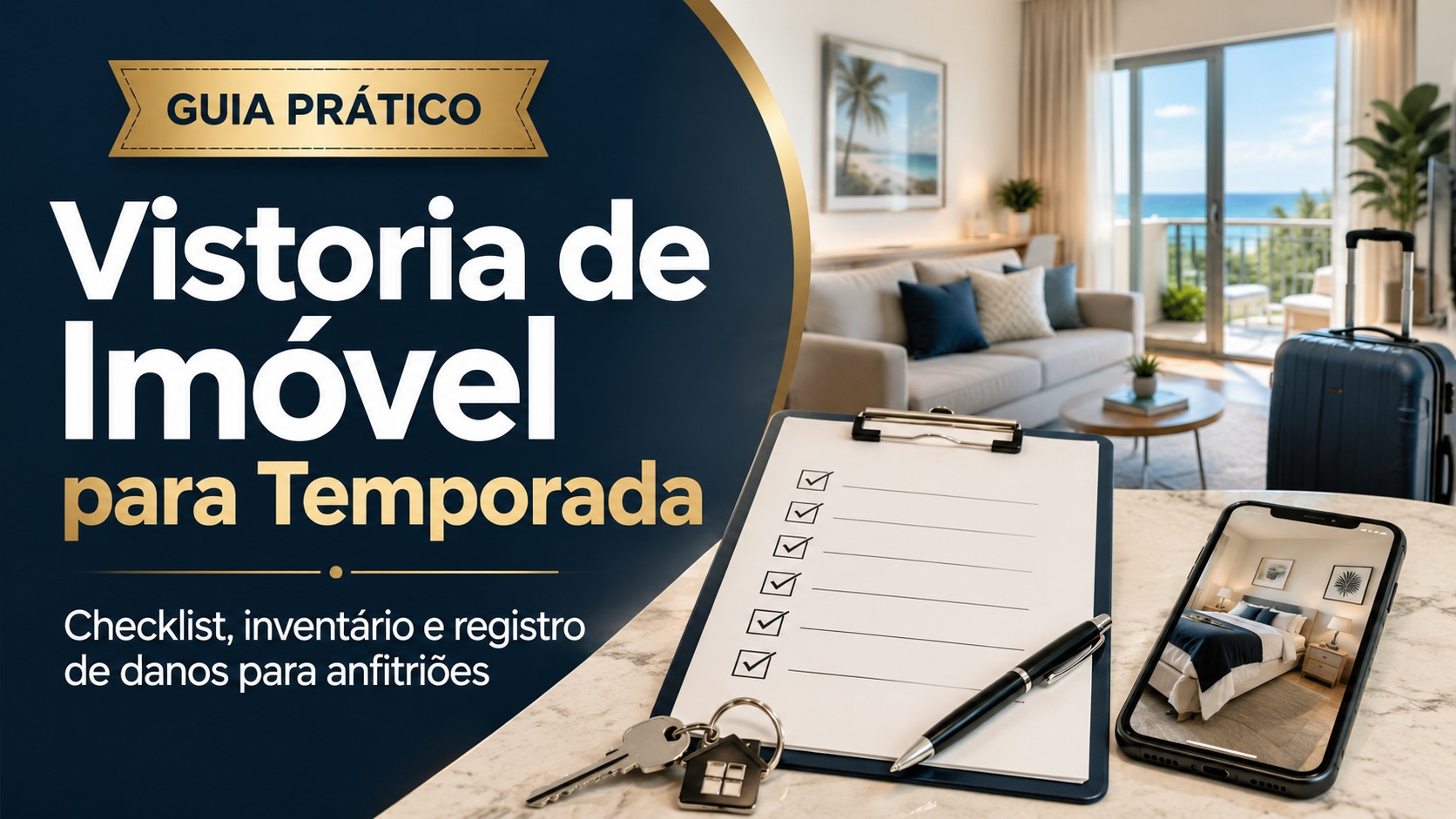Checklist de Vistoria de Imóvel para Aluguel de Temporada