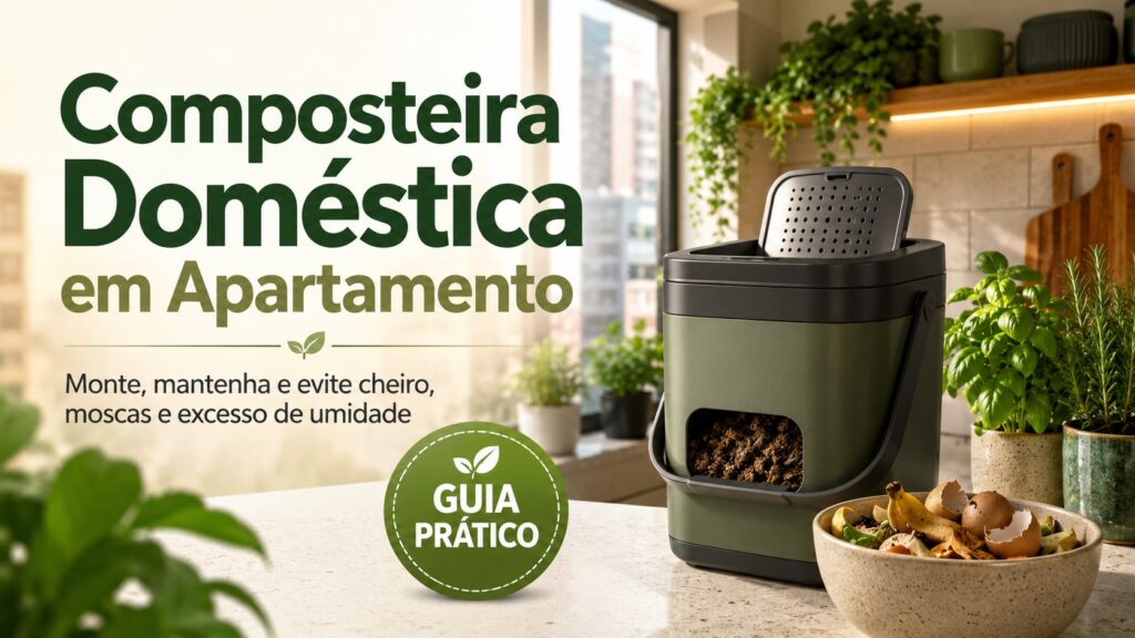 Composteira Doméstica em Apartamento Sem Cheiro