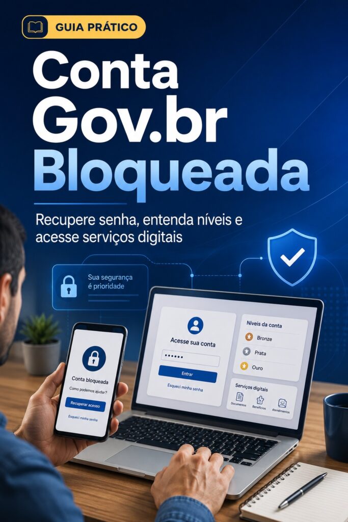 Conta Gov.br Bloqueada: Recuperar Senha e Subir Nível