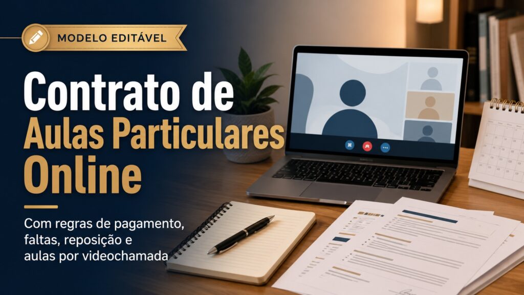 Contrato de Aulas Particulares Online