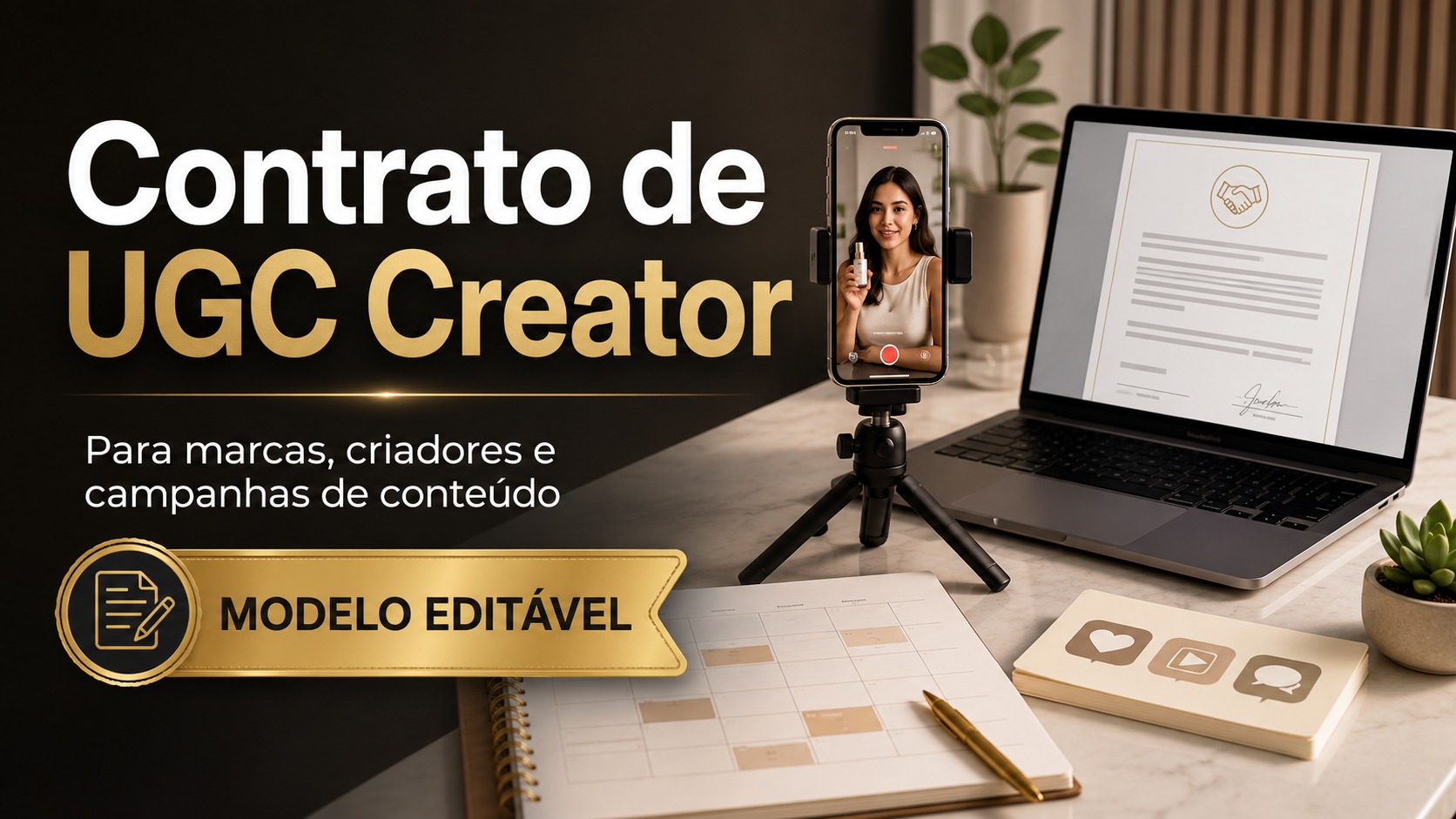 Contrato de UGC Creator para Marcas