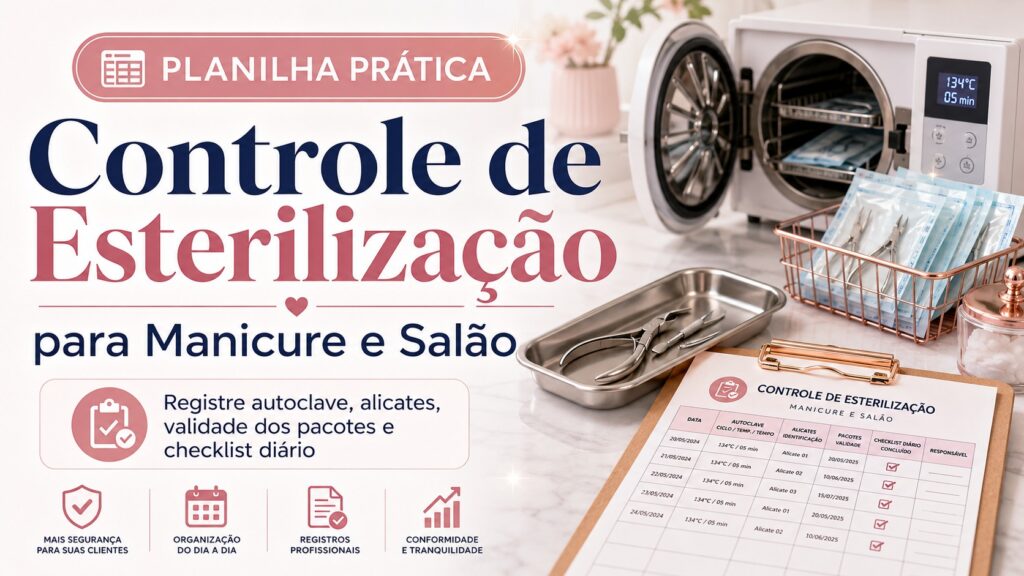Controle de Esterilização para Manicure e Salão