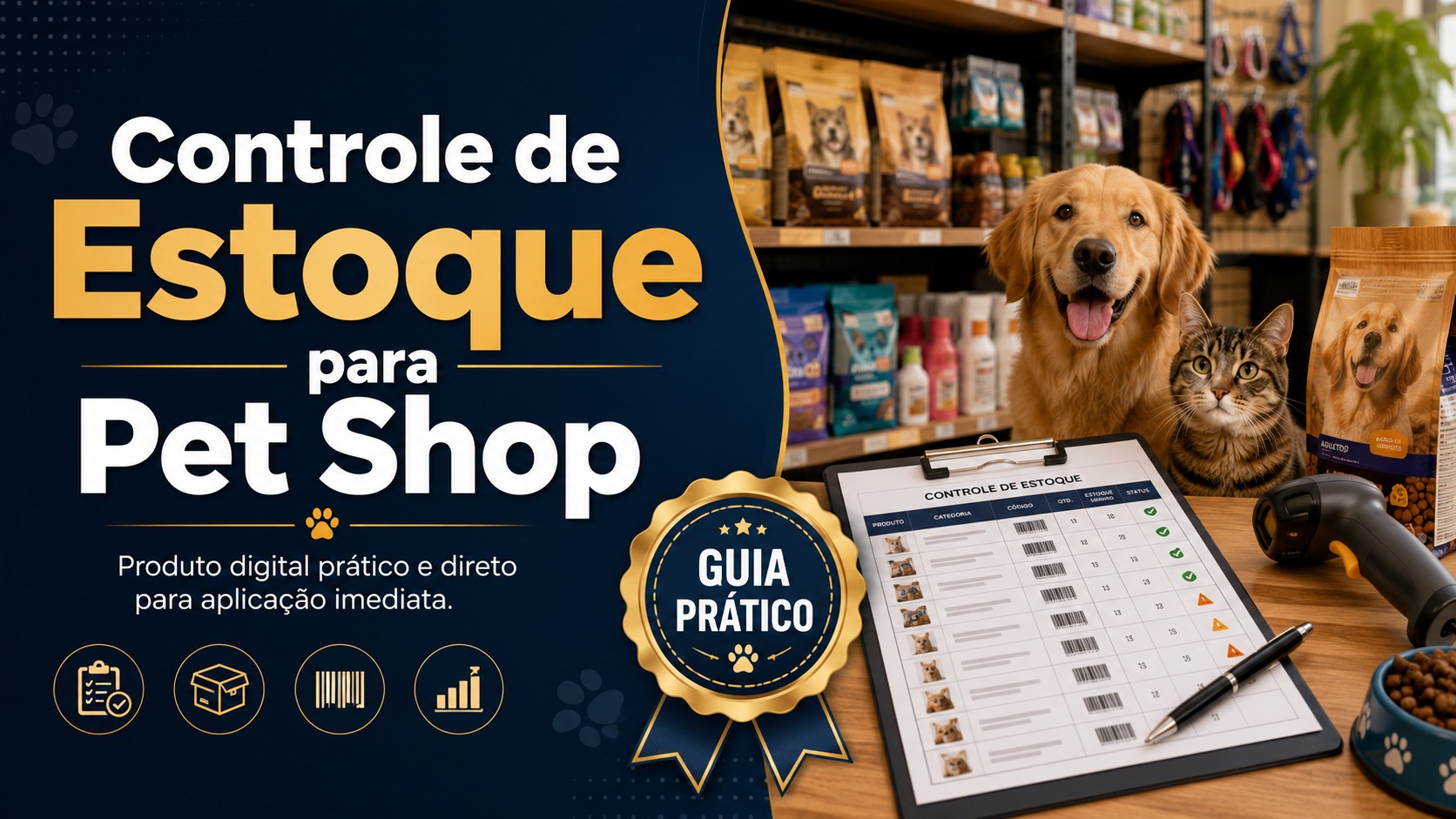 Controle de Estoque para Pet Shop