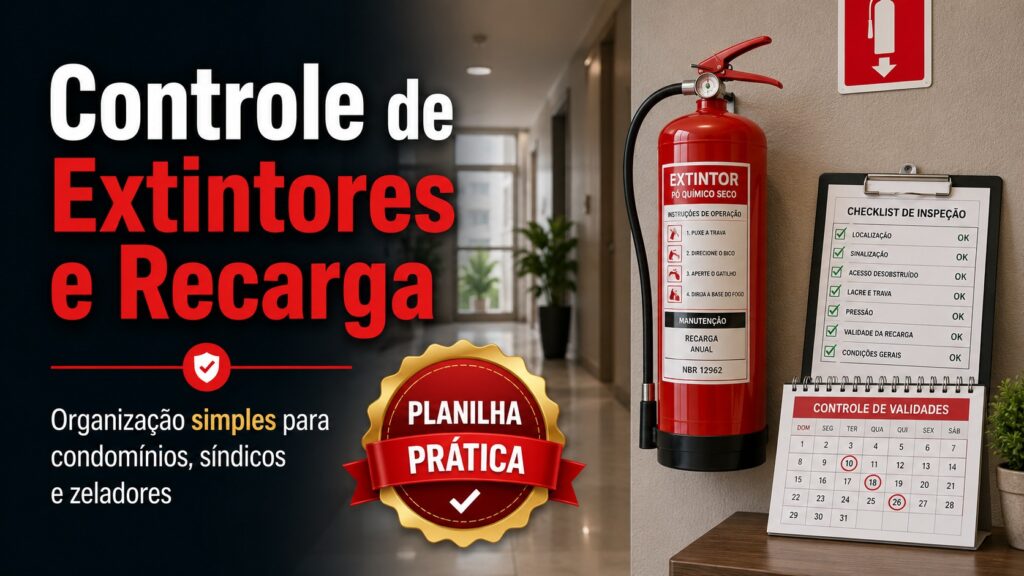 Controle de Extintores e Recarga para Condomínio