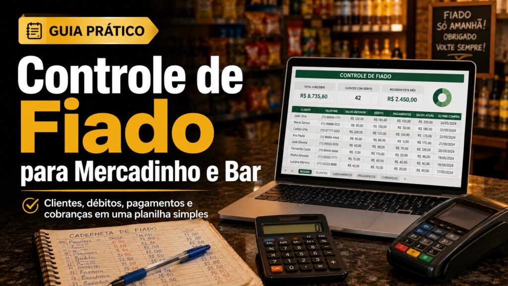 Controle de Fiado para Mercadinho e Bar