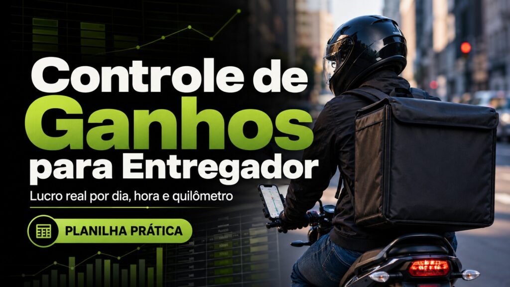 Controle de Ganhos para Entregador de Aplicativo