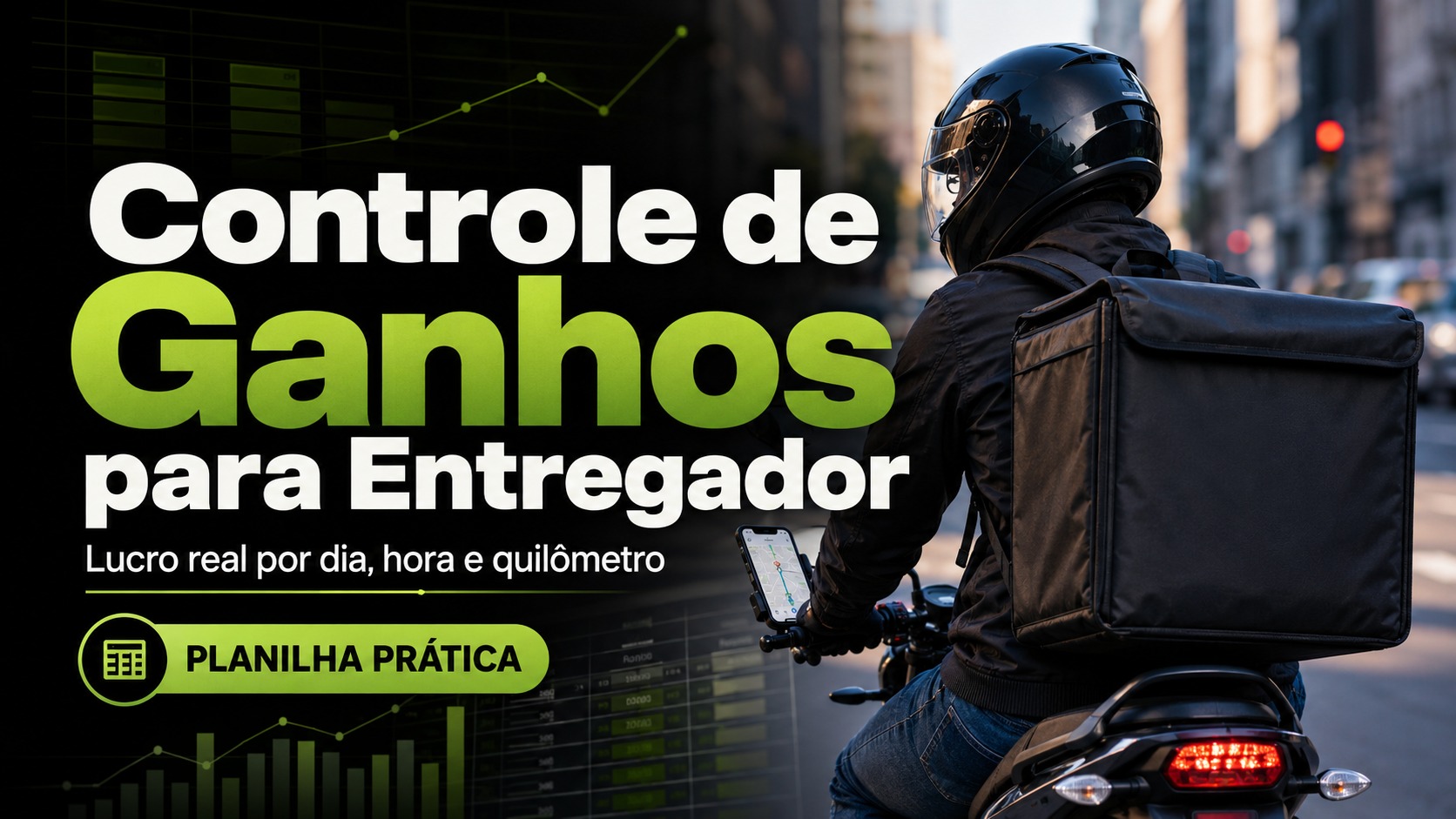 Controle de Ganhos para Entregador de Aplicativo