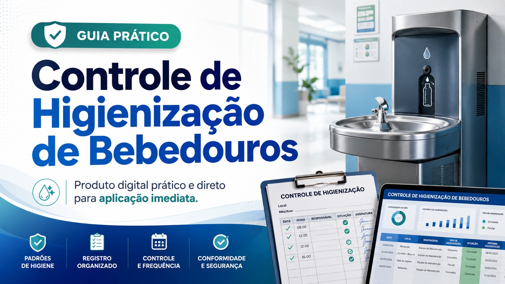 Controle de Higienização de Bebedouros