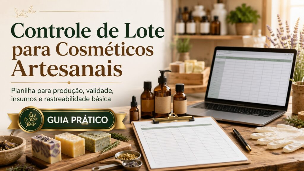 Controle de Lote para Cosméticos Artesanais