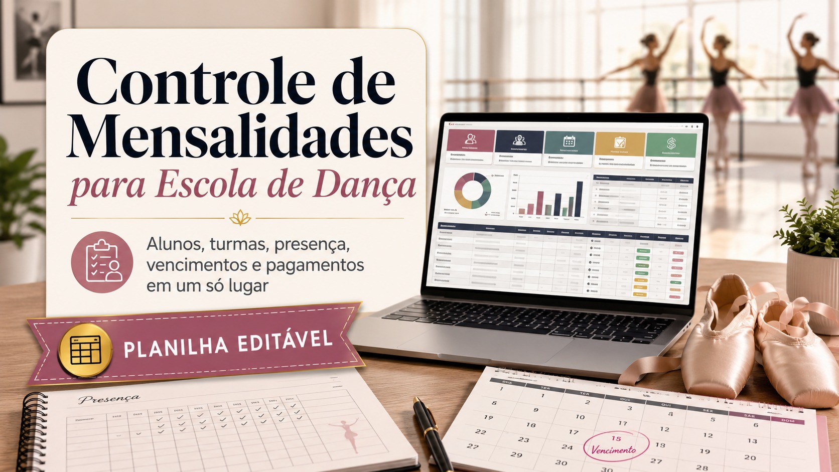 Controle de Mensalidades para Escola de Dança