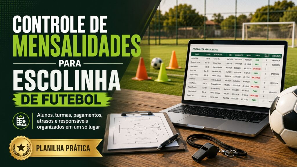 Controle de Mensalidades para Escolinha de Futebol