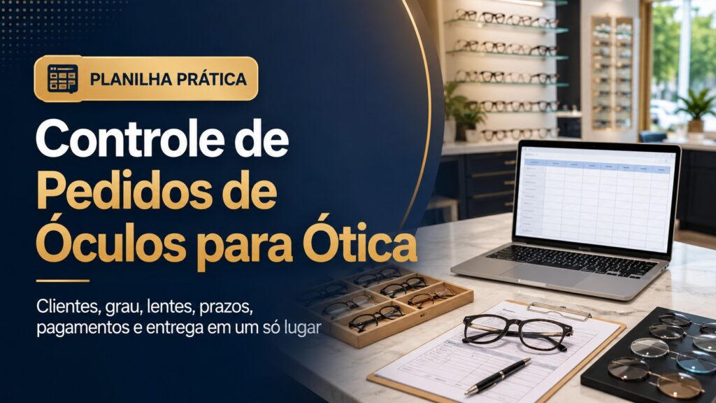 Controle de Pedidos de Óculos para Ótica