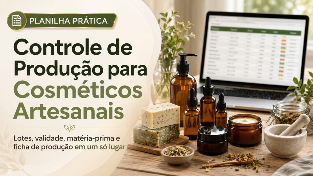 Controle de Produção para Cosméticos Artesanais