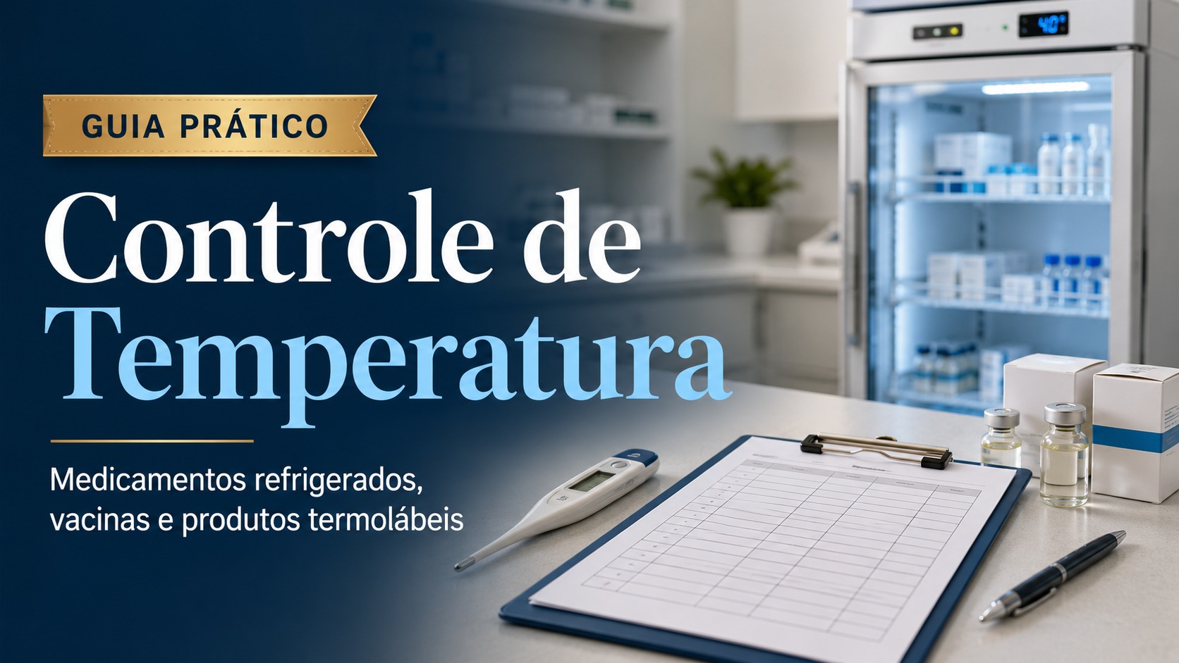 Controle de Temperatura de Medicamentos Refrigerados