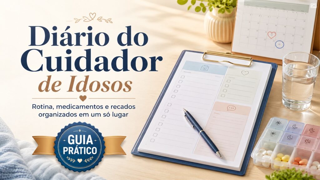 Diário do Cuidador de Idosos e Medicamentos