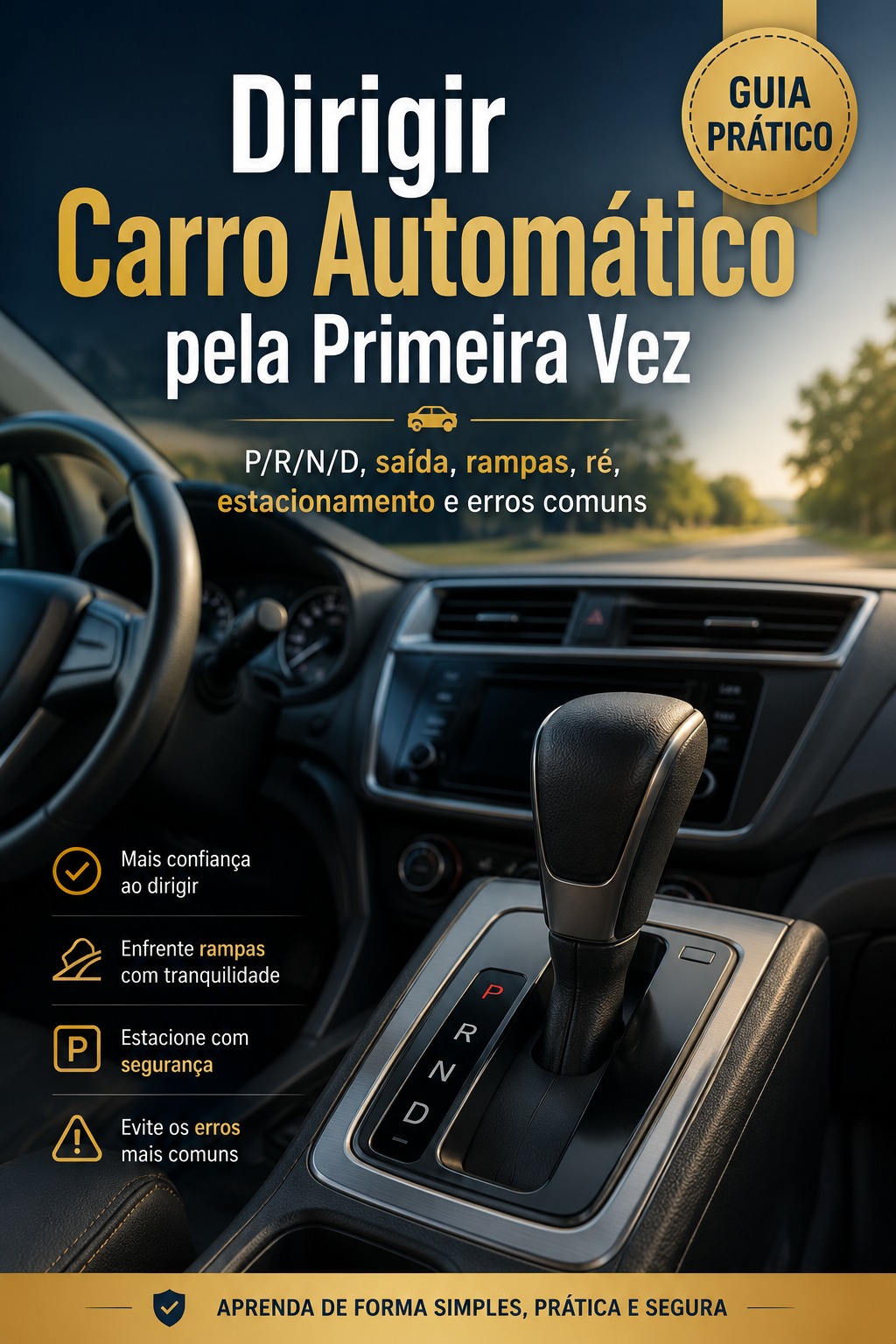 Dirigir Carro Automático pela Primeira Vez