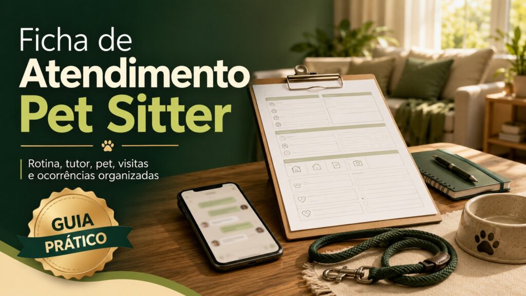 Ficha de Atendimento Pet Sitter e Rotina do Pet