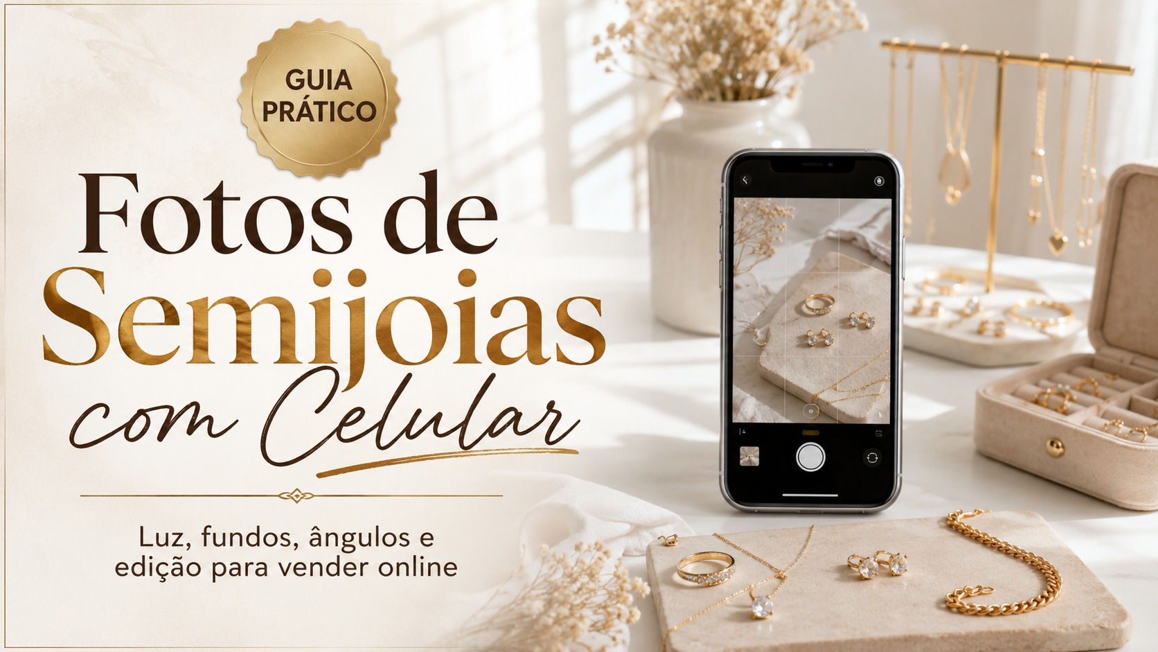 Fotos de Semijoias com Celular para Vender Online