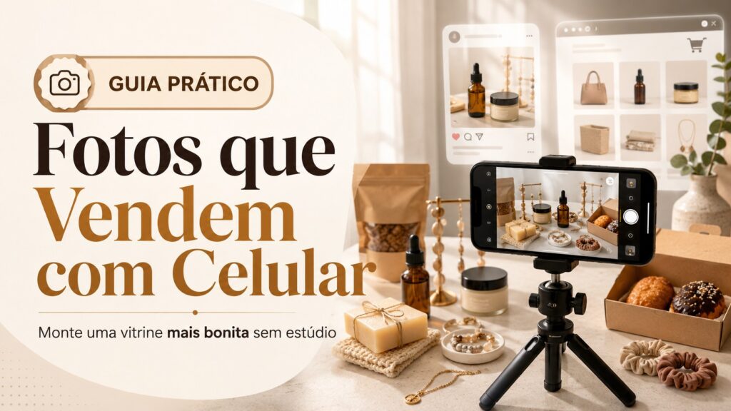 Fotos que Vendem com Celular: Miniestúdio Caseiro para Produtos e Delivery