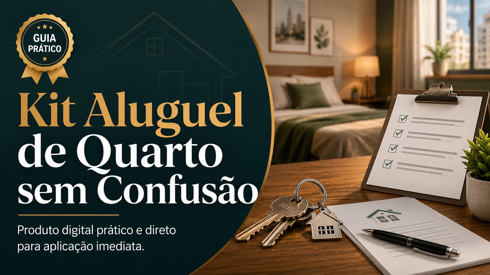 Kit Aluguel de Quarto sem Confusão