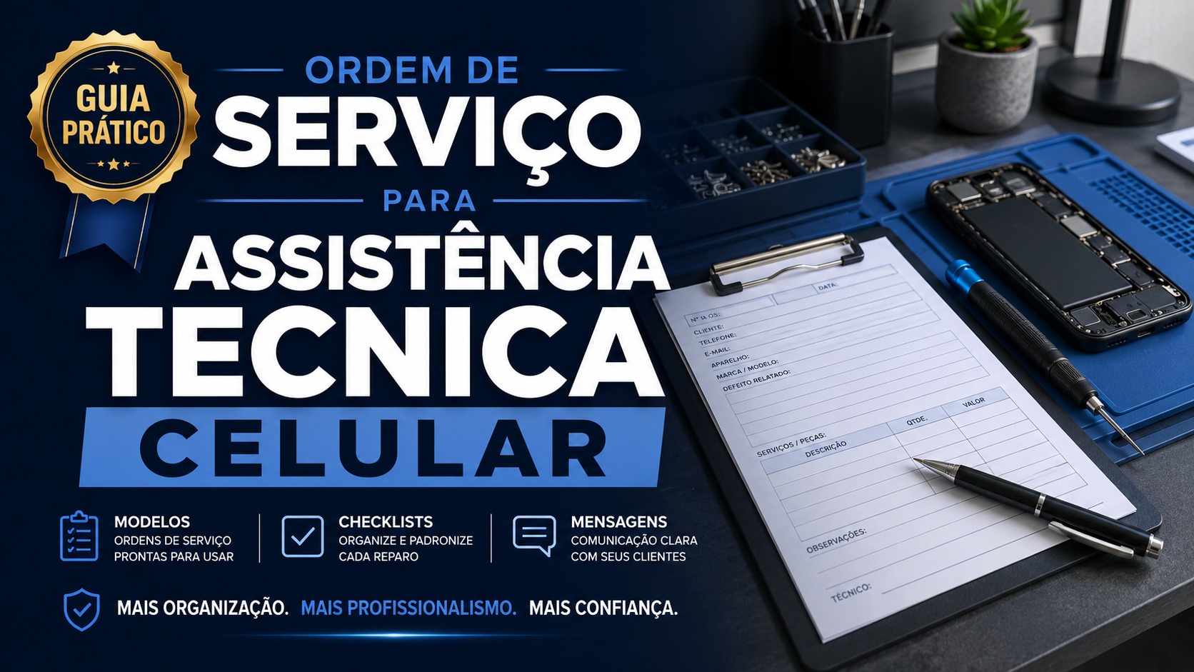 Ordem de Serviço para Assistência Técnica Celular