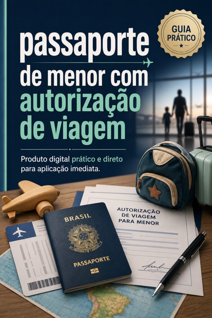 passaporte de menor com autorização de viagem