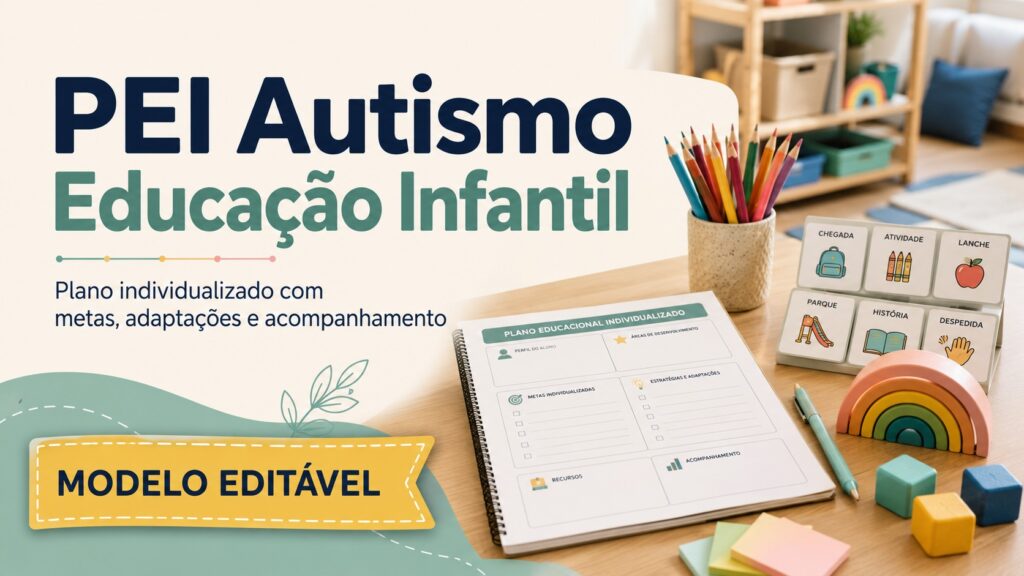 PEI Autismo Educação Infantil Editável