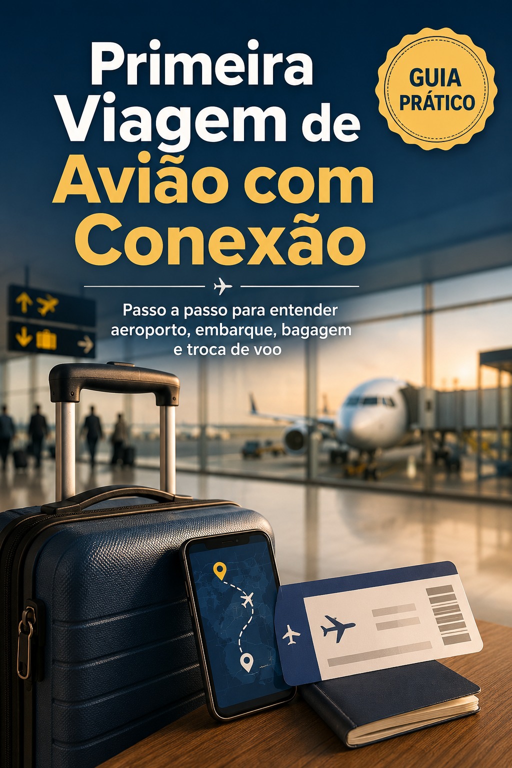 Primeira Viagem de Avião com Conexão