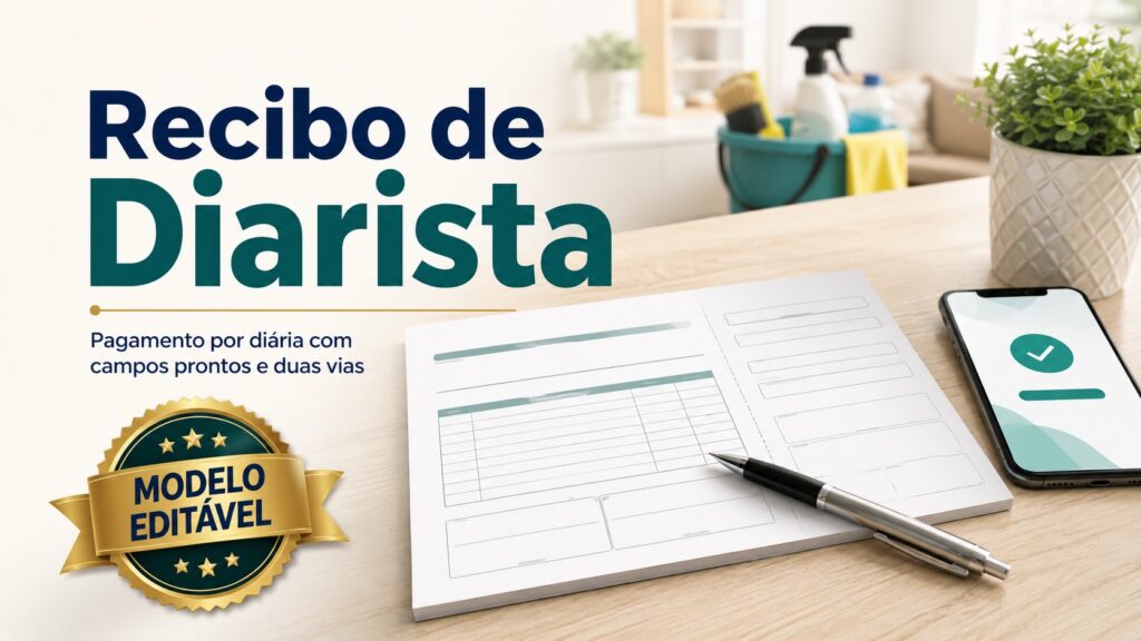 Recibo de Diarista Sem Vínculo Empregatício