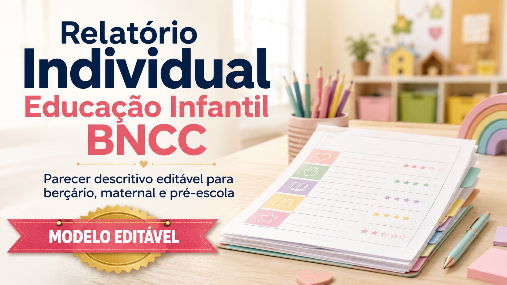 Relatório Individual Educação Infantil BNCC Editável