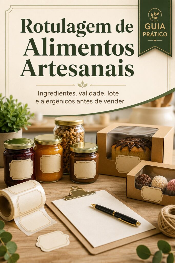 Rotulagem de Alimentos Artesanais para Vender