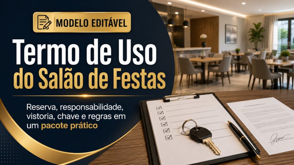 Termo de Uso do Salão de Festas
