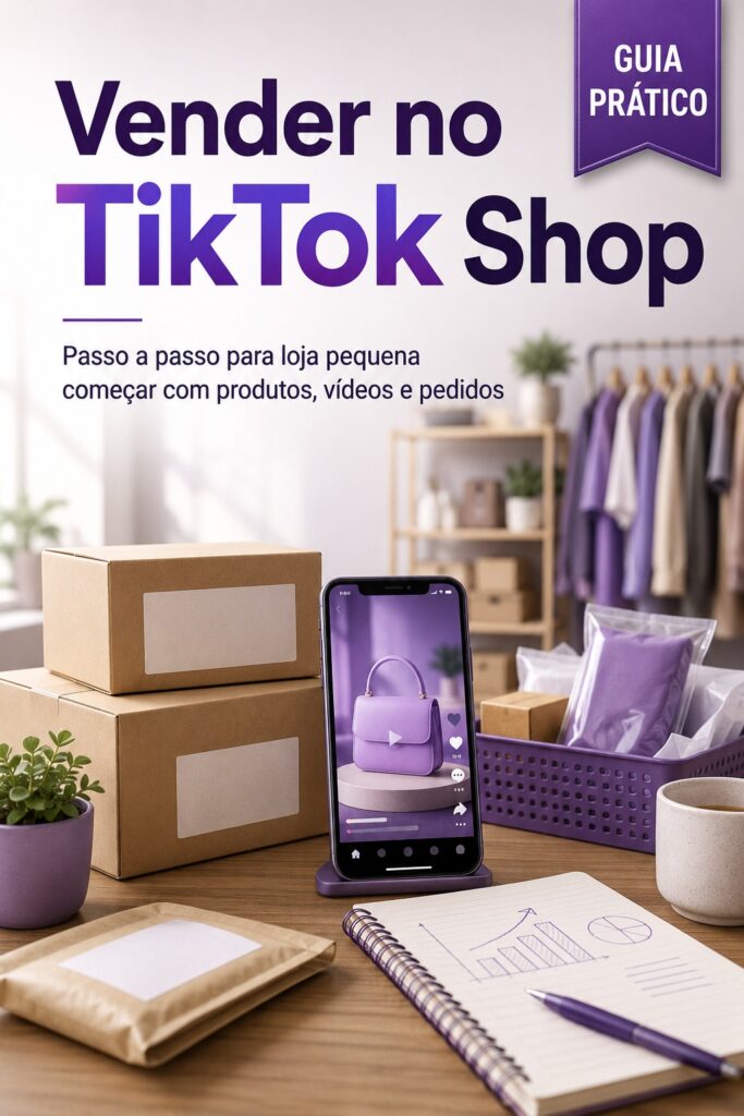 Vender no TikTok Shop para Loja Pequena
