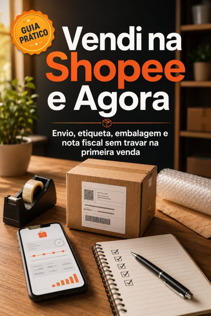 Vendi na Shopee e Agora: Envio e Nota Fiscal